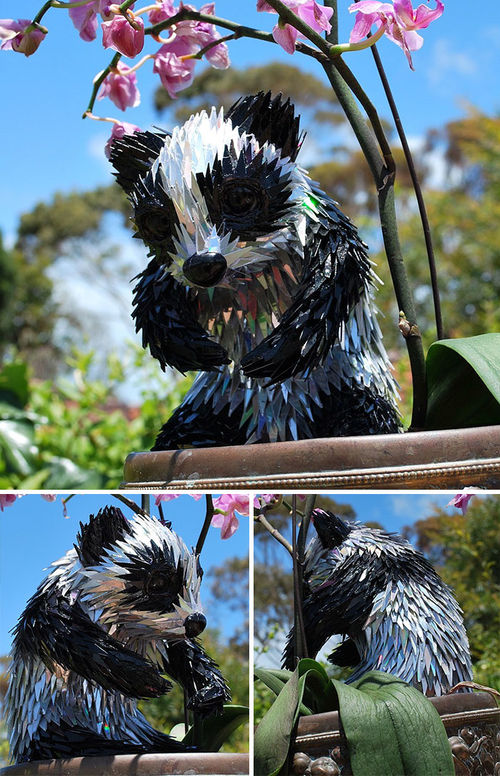 Artist Turns Old CDs Into Amazing Sculptures