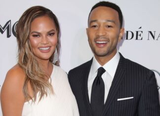 Chrissy Teigen and John Legend at Glamour's 28th Annual Women of the Year Awards in 2018