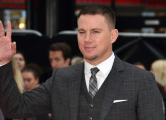 Channing Tatum at the "Logan Lucky" film premiere in 2017