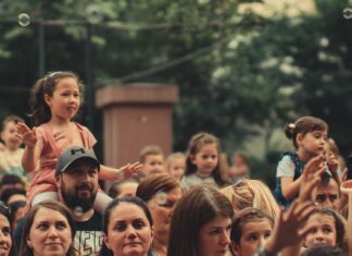 Kids at a concert