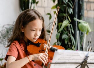 Girl Playing Violin