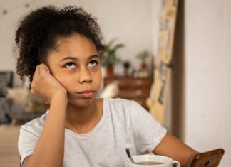 Girl Drinking Coffee