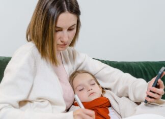 Sick Kid Working Mom