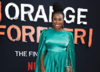 Uzo Aduba at the "Orange Is The New Black" TV show final season premiere in 2019