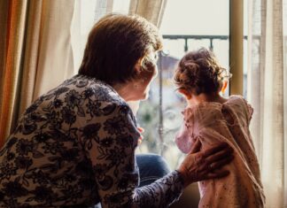 Grandparent and grandchild