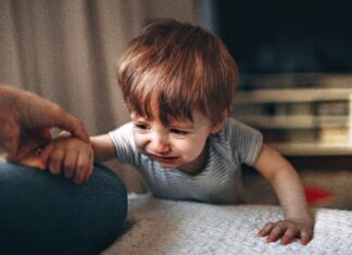 Upset child
