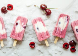Cherry Popsicles