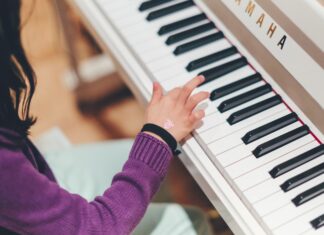 Child Playing the Piano