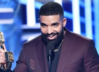 Drake at the Billboard Music Awards Show in 2019