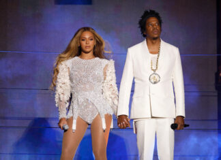Beyonce Knowles and Jay Z in On The Run II Tour