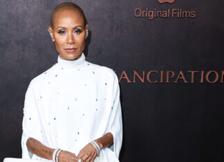 Jada Pinkett Smith at the Los Angeles Premiere of Apple Original Films' "Emancipation" in 2022