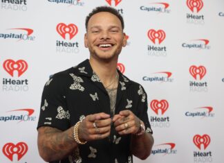 Kane Brown at the iHeartRadio Music Festival at T-Mobile Arena in September 2023.