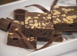 Almond chocolate bar