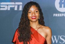 Halle Bailey at the Walt Disney Television Upfront Presentation in 2019