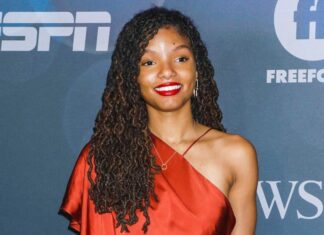 Halle Bailey at the Walt Disney Television Upfront Presentation in 2019