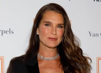 Brooke Shields at arrivals for New York Academy of Art's Tribeca Ball Presented by Van Cleef. Arpels, New York Academy of Art, 111 Franklin Street, New York, NY April 3, 2017.