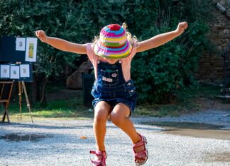 Girl Jumping