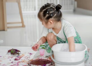 Finger painting