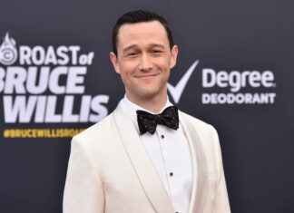Joseph Gordon-Levitt at the Comedy Central's Roast of Bruce Willis in 2018